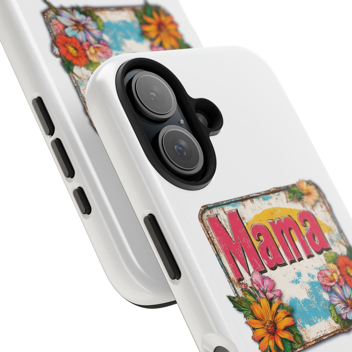 Retro Mama T-Shirt – 70's Style Mother's Day Gift Hard Phone Case For Men and Women